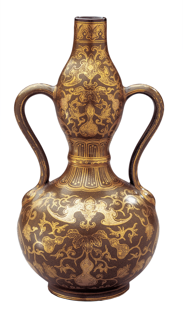 gilt decorated teadust